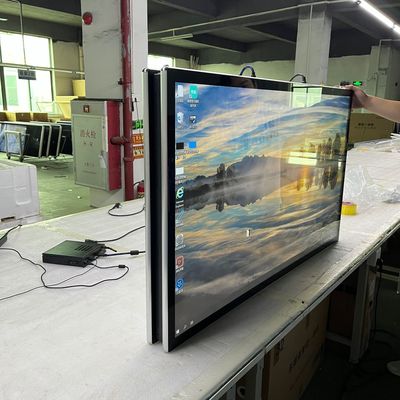 吊挂双面显示屏/双面屏广告机双屏液晶显示屏高清银行商场橱窗