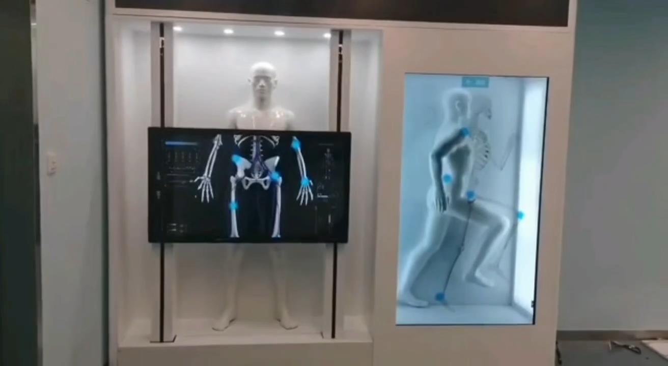 定制垂直上下移动互动滑轨屏AR智能广告一体机移动推拉电动手动展厅滑轨电视#多媒体展厅 #数字展厅 #互动滑轨屏